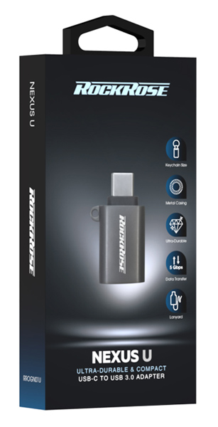 Rockrose Nexus U Αντάπτορας USB Type-C σε USB 3.0 5Gbps