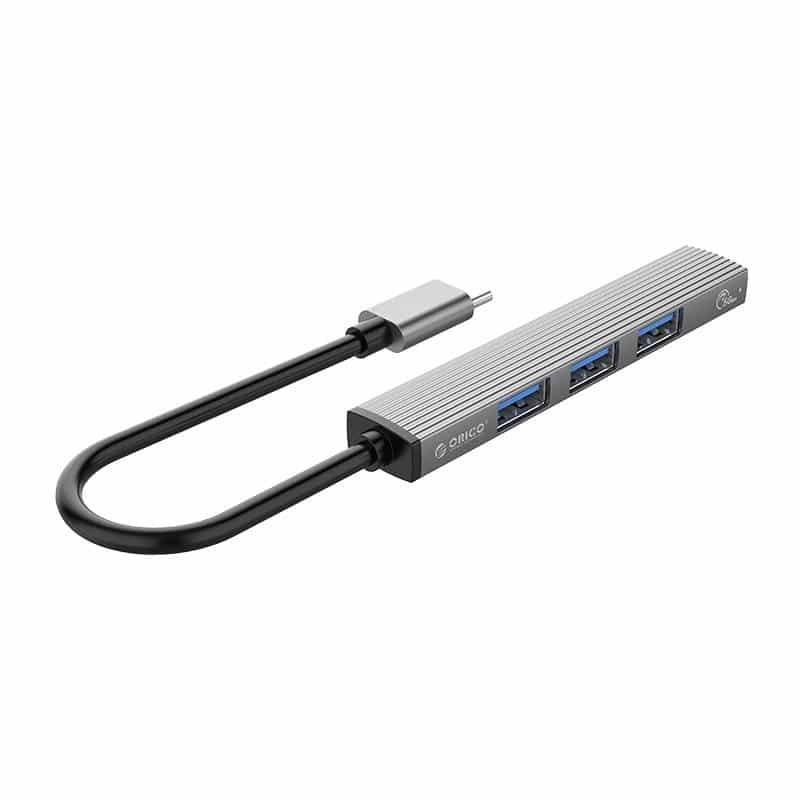 Orico USB 3.0 Hub 4 Θυρών με σύνδεση USB-C Γκρι