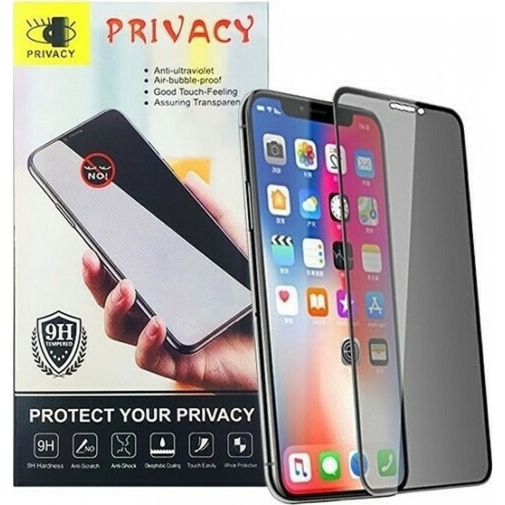 Τζάμι Προστασίας Privacy Πλήρης Κάλυψης Apple Iphone 12 Pro Max