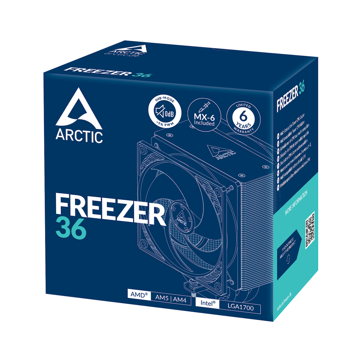 Arctic Freezer 36 Ψύκτρα Επεξεργαστή για Socket 1700/1851/AM4/AM5