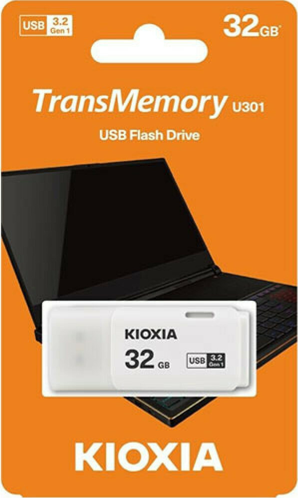 Kioxia 32GB USB 3.2 Stick U301 Λευκό