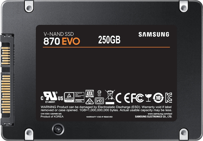 Samsung 870 Evo SSD 250GB 2.5'' SATA III