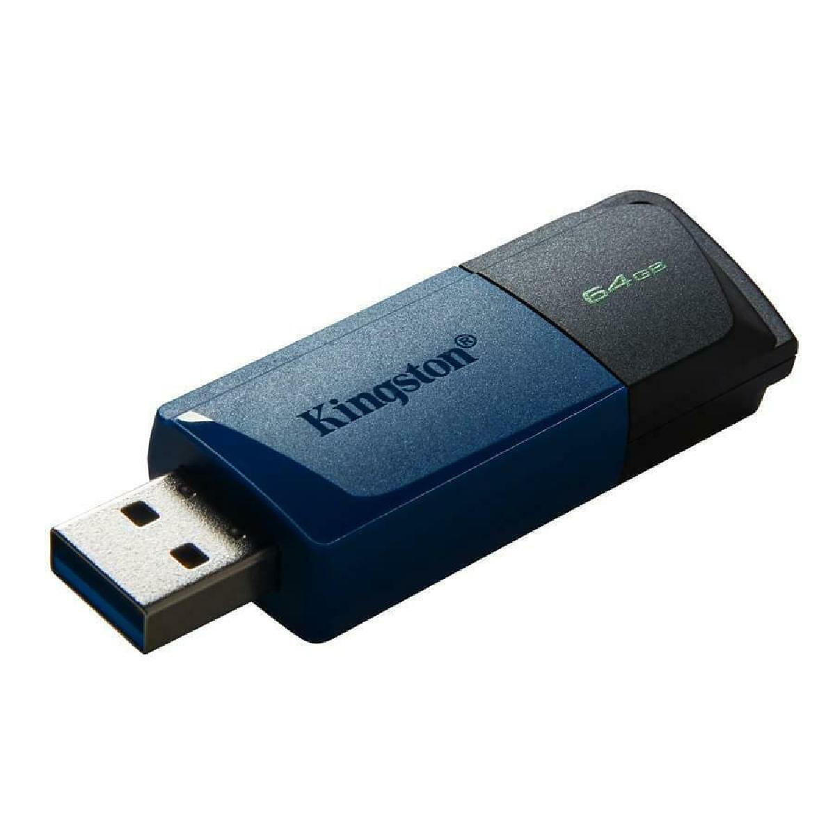 Kingston Datatraveler Exodia M 64GB USB 3.2 Stick Μαύρο/Μπλε